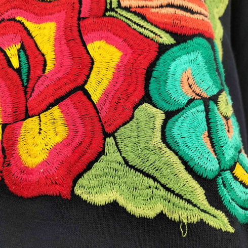 キャピタル KAPITAL 花刺繍 プルオーバーパーカー メンズ L