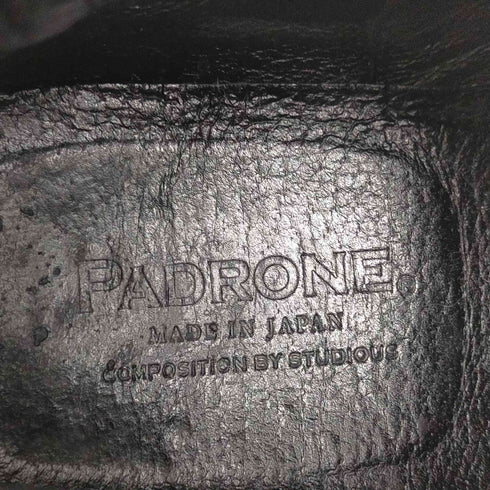 パドローネ PADRONE 別注 SQUARE SIDE GORE BOOTS メンズ