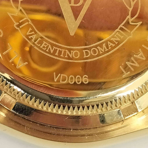 VALENTINO DOMANI VD006 ステンレススチール クロノグラフ クォーツ腕時計 メンズ