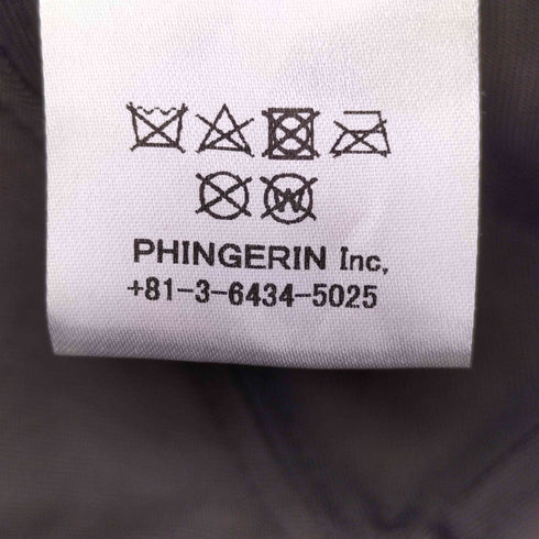 フィンガリン PHINGERIN COW LEATHER ストラップ ナイロンラインキャップ メンズ