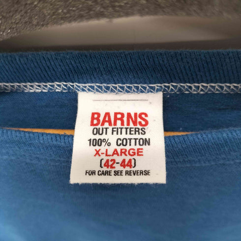 BARNS OUTFITTERS バックプリントTシャツ メンズ JPN:XL