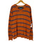 トミーヒルフィガー TOMMY HILFIGER Vネック ボーダー セーター メンズ import:XL