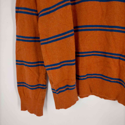 トミーヒルフィガー TOMMY HILFIGER Vネック ボーダー セーター メンズ import:XL