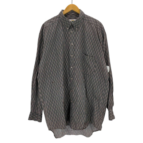 FIELD GEAR 総柄長袖シャツ メンズ
