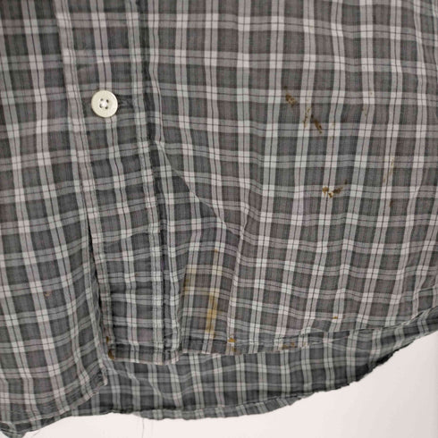 トミーヒルフィガー TOMMY HILFIGER プレミアムコットン半袖チェックシャツ メンズ import:XXL