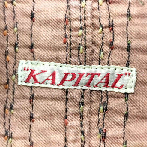 キャピタル KAPITAL マオカラー コットンツイードジャケット メンズ