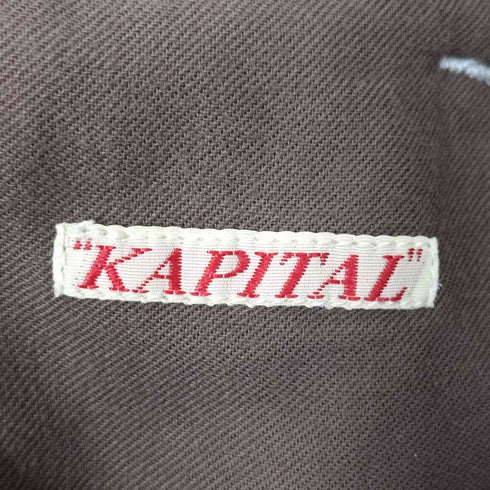 キャピタル KAPITAL コットンツイード ワイドパンツ 袴パンツ メンズ JPN:S