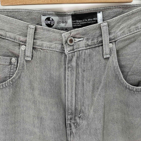 リーバイス Levis SILVERTAB ルーズフィット STONEWASH デニムパンツ メンズ W33 L32