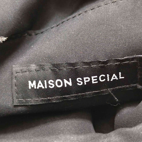メゾンスペシャル MAISON SPECIAL Vegan LeatherShoulder Drawstring Bag メンズ