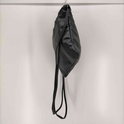 メゾンスペシャル MAISON SPECIAL Vegan LeatherShoulder Drawstring Bag メンズ