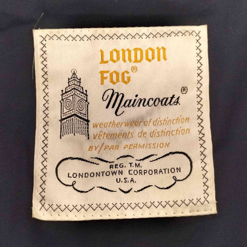 ロンドンフォグ LONDON FOG 80S USA製 トレンチコート レディース