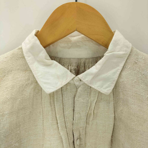 1900s シャンブル リネンギャザースモッグ アンティーク メンズ
