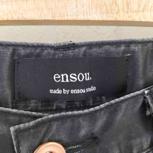 ENSOU. ナイロンカウレザーパンツ メンズ 31