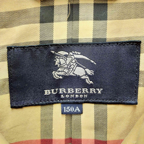 バーバリーロンドン BURBERRY LONDON 裏地 ノバチェック トレンチコート レディース 150A