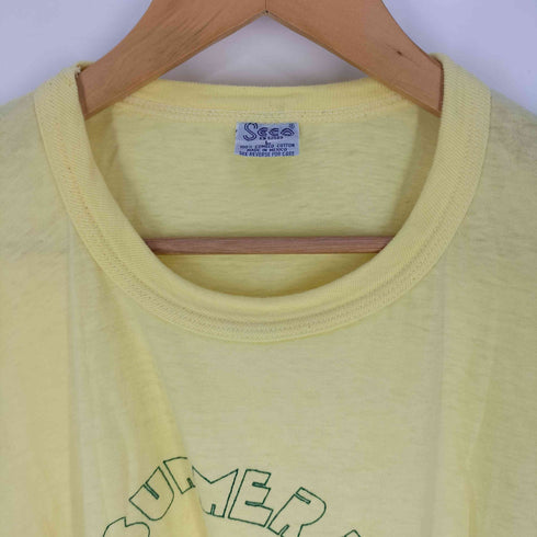 SECO 90s メキシコ製 刺繍タグ シングルステッチ 両面プリント Tシャツ メンズ import:L