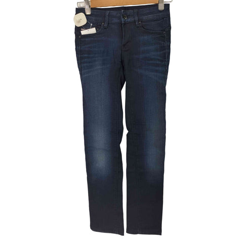 ジースターロー G-STAR RAW MIDGE MID STARAIGHT JEANS レディース W23 L32