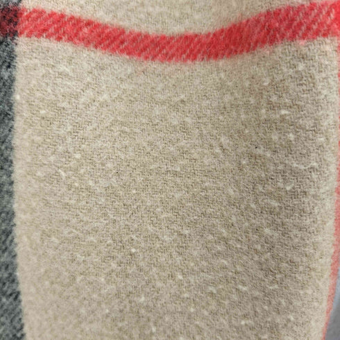 バーバリー BURBERRY 英国製 ウール カシミヤ ノバチェック ポケット 大判 ストール レディース