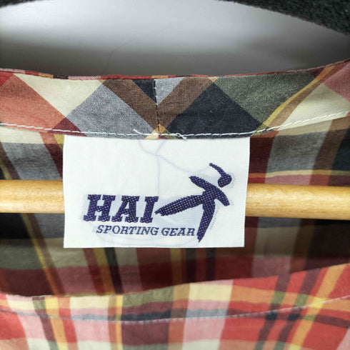 ハイスポーティングギア HAI SPORTING GEAR プルオーバーチェックシャツ レディース M