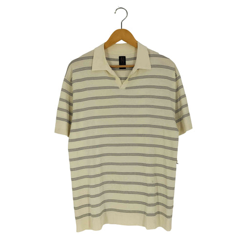 スティーブンアラン Steven Alan BORDER SKIPPER スキッパーニットポロシャツ メンズ JPN:2