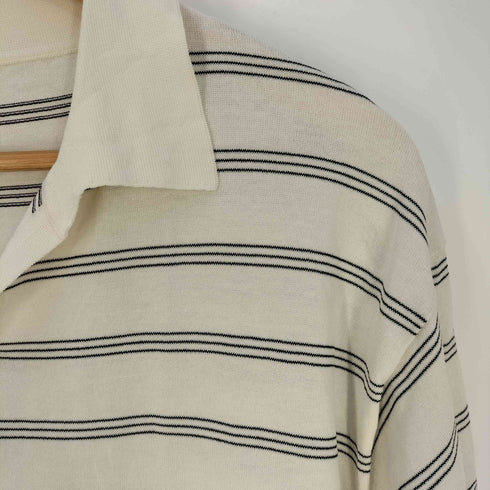 スティーブンアラン Steven Alan BORDER SKIPPER スキッパーニットポロシャツ メンズ JPN:2