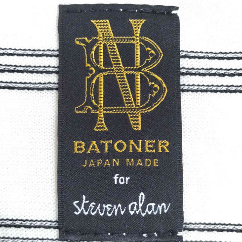 スティーブンアラン Steven Alan BORDER SKIPPER スキッパーニットポロシャツ メンズ JPN:2