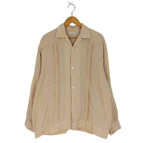 フランネル Phlannel ピンタックオープンカラーシャツ メンズ JPN:3