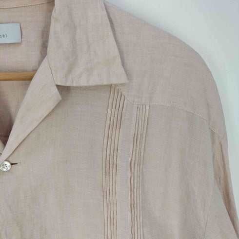 フランネル Phlannel ピンタックオープンカラーシャツ メンズ JPN:3