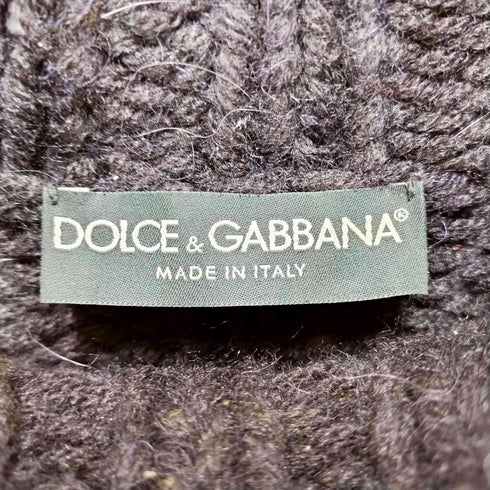 ドルチェアンドガッバーナ DOLCE&GABBANA アクリル アルパカ ローゲージ ケーブル ニット タールネック セーター レディース