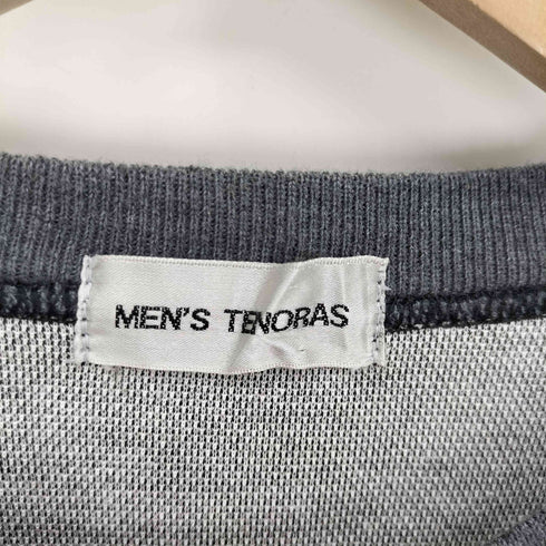 MEN'S TENORAS メンズティノラス ロゴ刺繍 王冠 デザイン ビックシルエット プルオーバー スウェット トレーナー メンズ