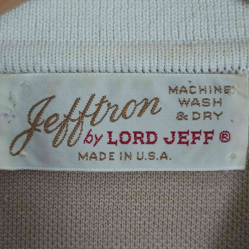 LORD JEFF 60-70s USA製 ニット ポロシャツ メンズ import:M