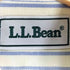 エルエルビーン L.L.Bean 80s USA製 コットンポリ ストライプ ボタンダウンシャツ メンズ 14 1/2-32