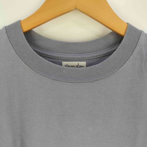 スティーブンアラン Steven Alan SVIN CREW NECK LONG SLEEVE TEE-BOX ロングスリーブTシャツ メンズ import:M