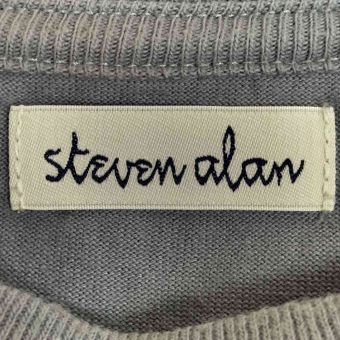 スティーブンアラン Steven Alan SVIN CREW NECK LONG SLEEVE TEE-BOX ロングスリーブTシャツ メンズ import:M