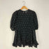 ユナイテッドアローズ UNITED ARROWS 2トーン ドットジャカード フリルブラウス レディース