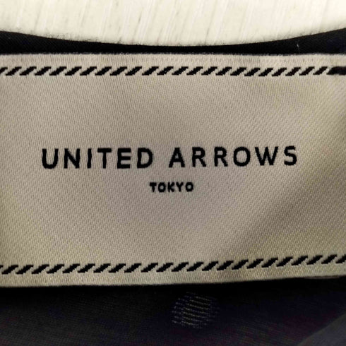 ユナイテッドアローズ UNITED ARROWS 2トーン ドットジャカード フリルブラウス レディース