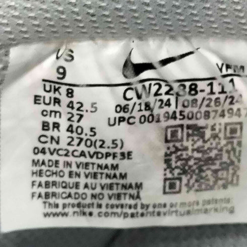 ナイキ NIKE Air Force 1 Low '07 White メンズ JPN:27