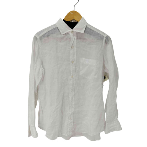 メーカーズシャツカマクラ Makers Shirt 鎌倉 リネン100 L/Sシャツ レディース JPN:M