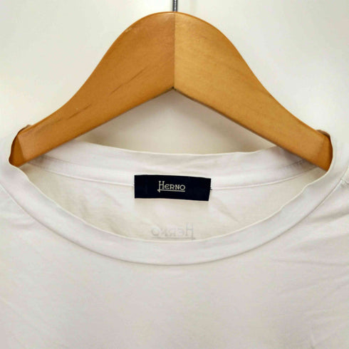 ヘルノ Herno SUPERFINE COTTON STRETCH コットン クルーネック S/S Tシャツ メンズ EUR:50