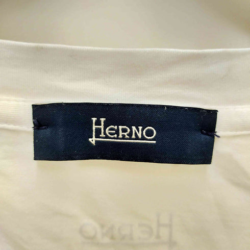 ヘルノ Herno SUPERFINE COTTON STRETCH コットン クルーネック S/S Tシャツ メンズ EUR:50
