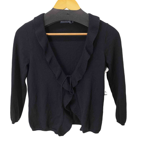 ラルフローレン RALPH LAUREN フリルカーディガン レディース import:M