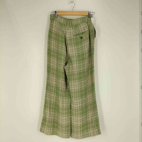 ロクビューティーアンドユースユナイテッドアローズ 6 BEAUTY & YOUTH UNITED ARROWS NEP CHECK PANTS ネップ チェック パンツ レディース 36