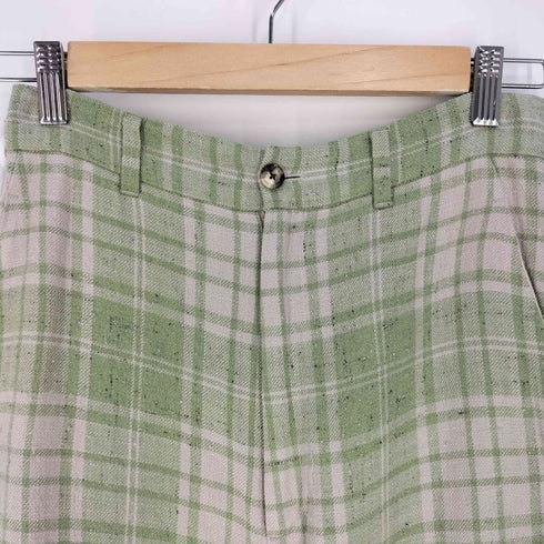 ロクビューティーアンドユースユナイテッドアローズ 6 BEAUTY & YOUTH UNITED ARROWS NEP CHECK PANTS ネップ チェック パンツ レディース 36