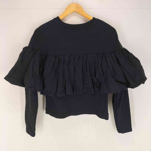 ザラ ZARA フリル デザインクルーネック スウェット トレーナー レディース JPN:S