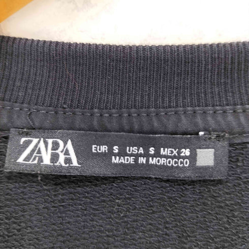 ザラ ZARA フリル デザインクルーネック スウェット トレーナー レディース JPN:S