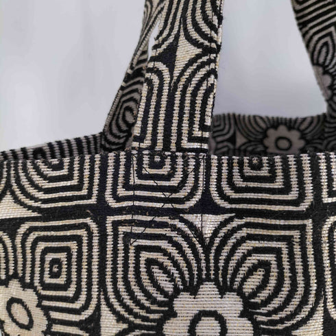 BINDU Flower Jacquard Tote Bag フラワー ジャカードトートバッグ レディース