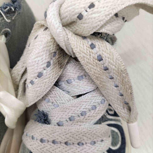 OLD ORDER DENIM CANVAS デニムフリンジ ローカットスニーカー レディース 39