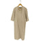 ヤッコマリカルド YACCO MARICARD コットンリネン 切替マキシワンピース レディース N