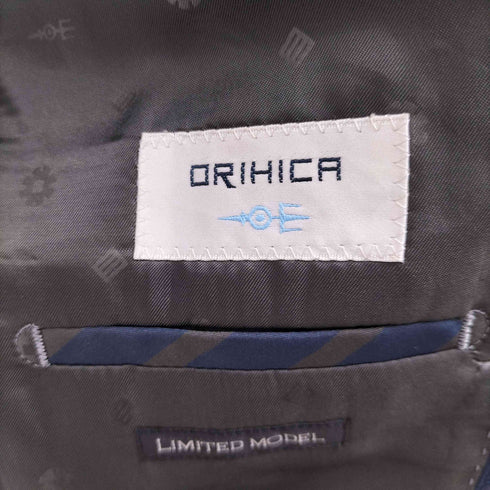 オリヒカ ORIHICA インディゴ2Bテーラードジャケットセットアップ メンズ 96A7