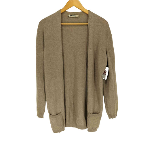 ジルサンダー JIL SANDER カシミヤニット ボタンレス カーディガン レディース US:36
