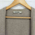 ジルサンダー JIL SANDER カシミヤニット ボタンレス カーディガン レディース US:36